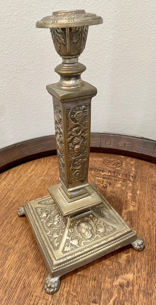 Brass Candlestick with feet